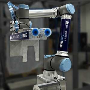 BlueCrest OttoMATE cobot and robotics innovation for mail inserters